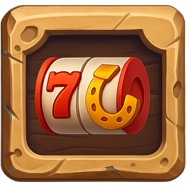 Lucky slot reel badge